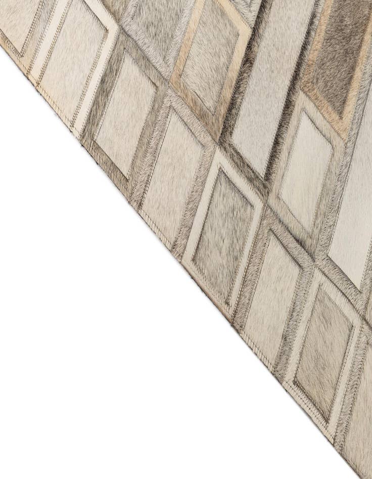 Detail image of  4' x 6' 1 Cowhide Leather Rug