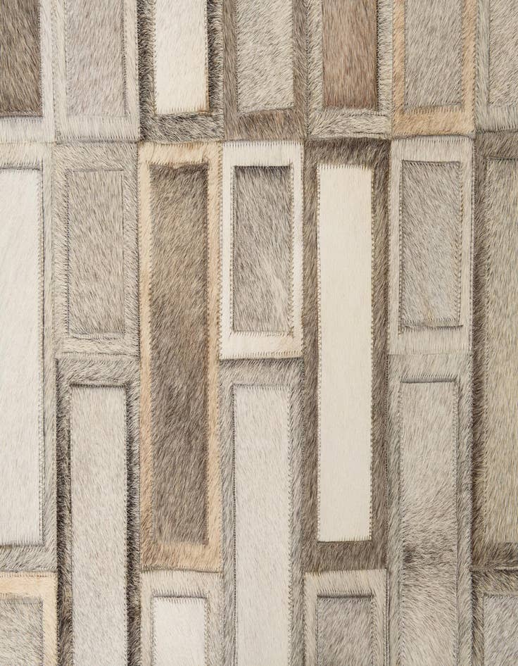 Detail image of  4' x 6' 1 Cowhide Leather Rug