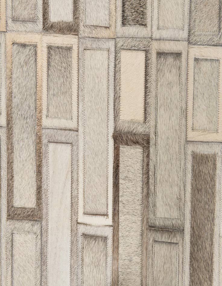 Detail image of  4' x 6' 1 Cowhide Leather Rug