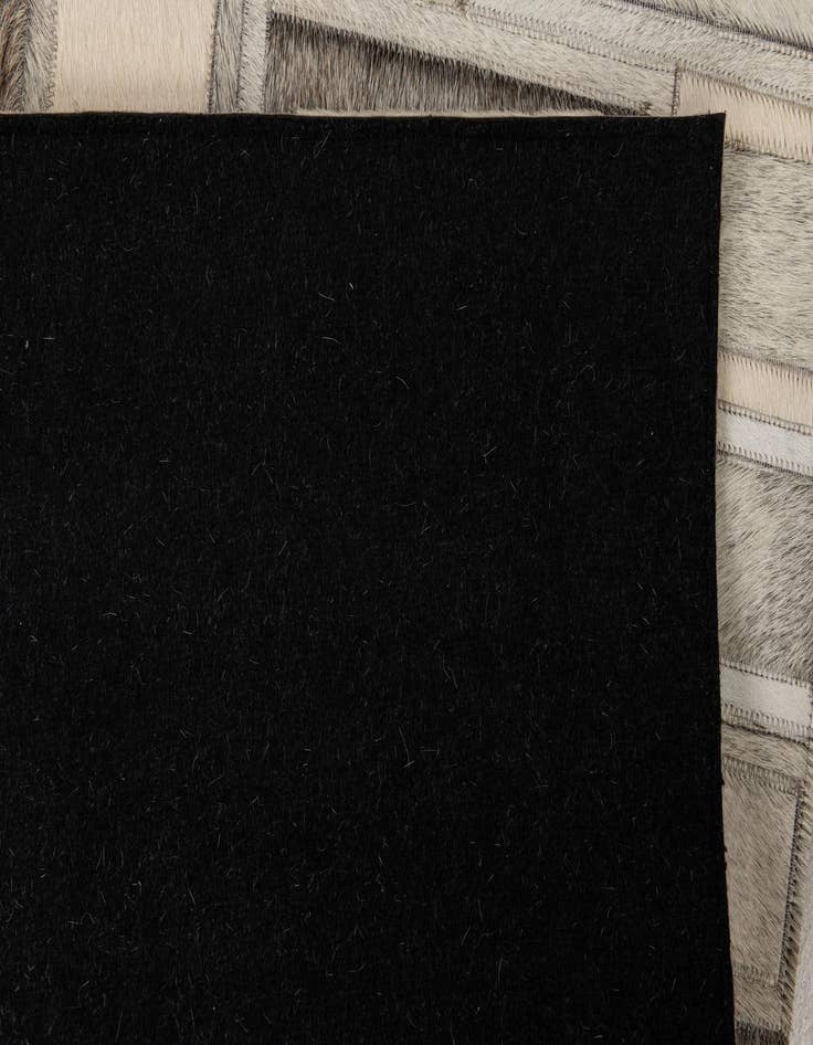 Detail image of  4' x 6' 1 Cowhide Leather Rug