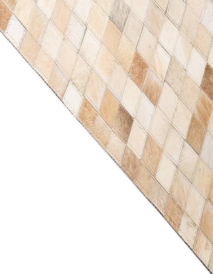 Detail image of  5' x 8' Cowhide Leather Rug