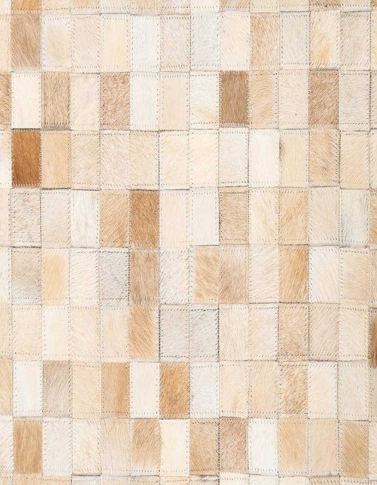 Detail image of  5' x 8' Cowhide Leather Rug