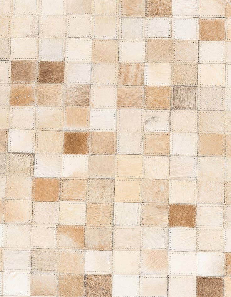 Detail image of  5' x 8' Cowhide Leather Rug