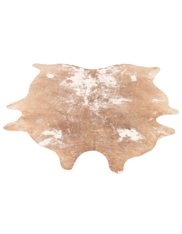 Detail image of  5' 5 x 6' 4 Cowhide Leather Rug