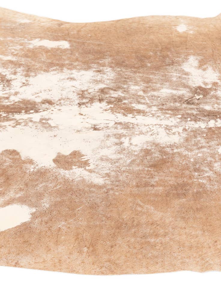 Detail image of  5' 5 x 6' 4 Cowhide Leather Rug
