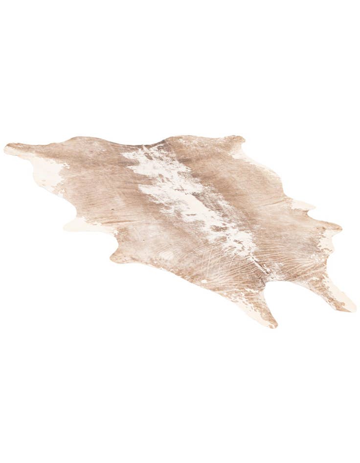 Detail image of  5' 11 x 6' 10 Cowhide Leather Rug