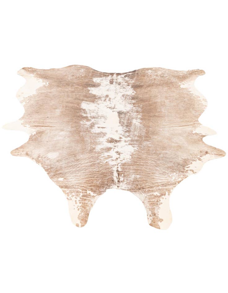 Detail image of  5' 11 x 6' 10 Cowhide Leather Rug