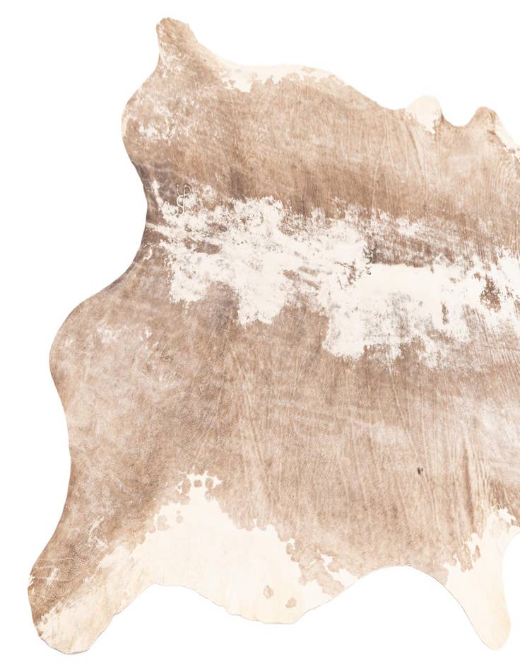 Detail image of  5' 11 x 6' 10 Cowhide Leather Rug