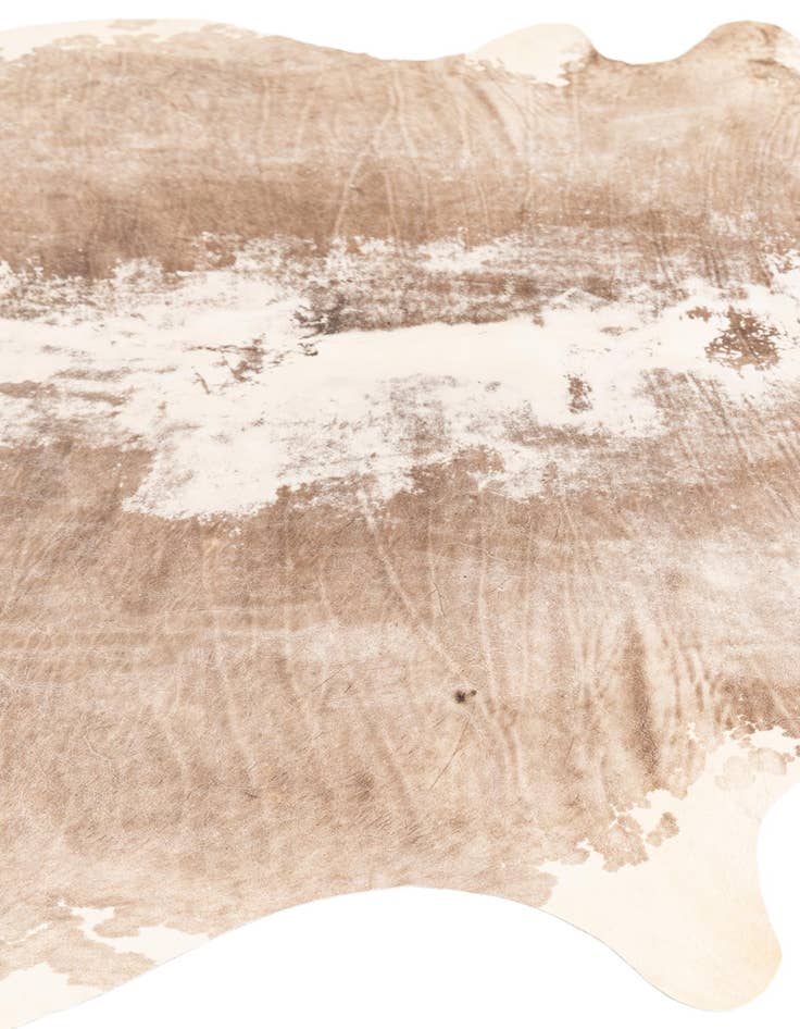 Detail image of  5' 11 x 6' 10 Cowhide Leather Rug