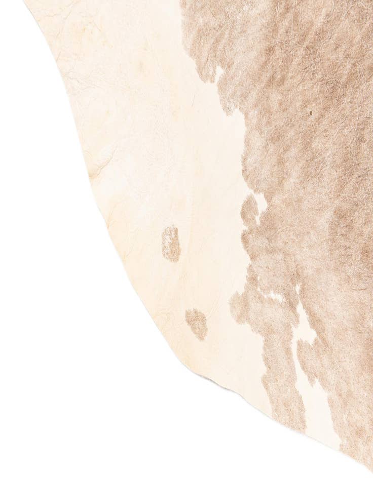 Detail image of  5' 11 x 6' 10 Cowhide Leather Rug
