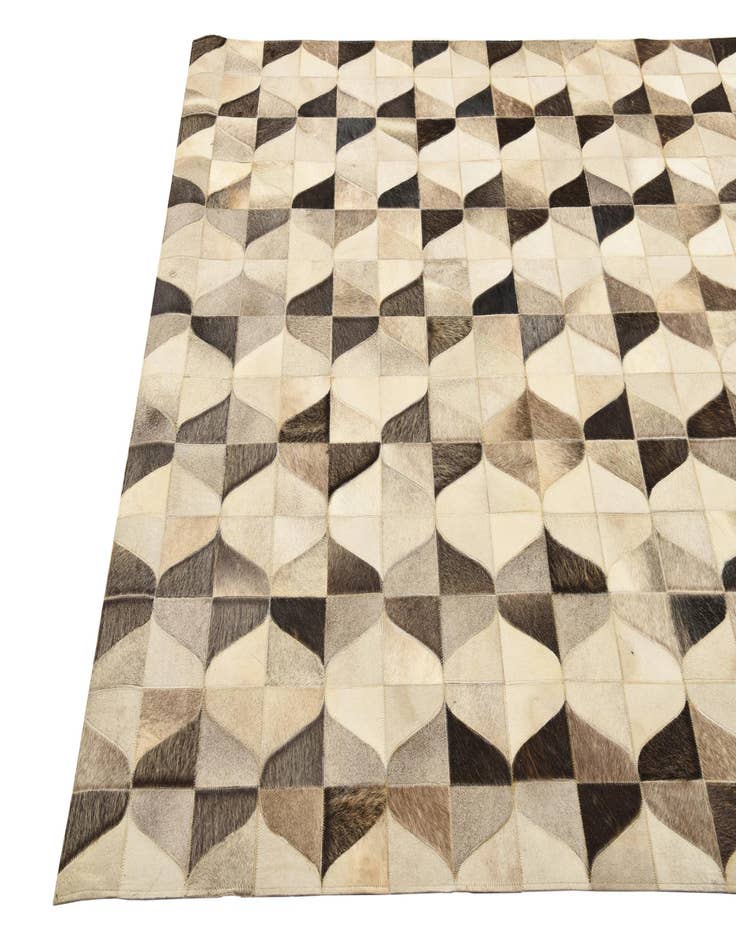 Detail image of  5' 2 x 7' 10 Cowhide Rug