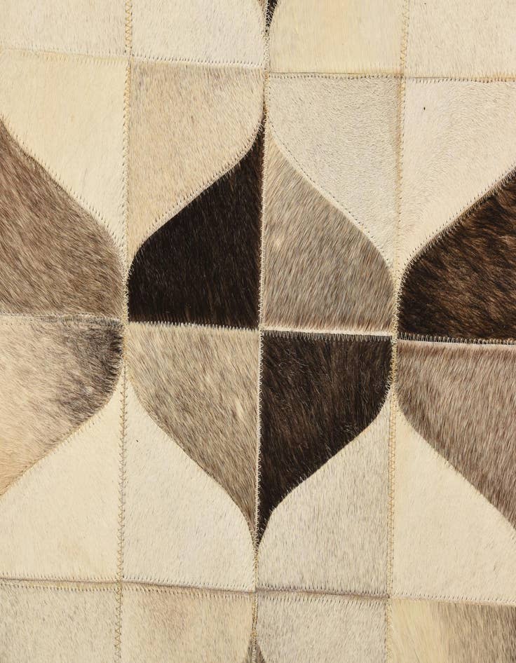 Detail image of  5' 2 x 7' 10 Cowhide Rug