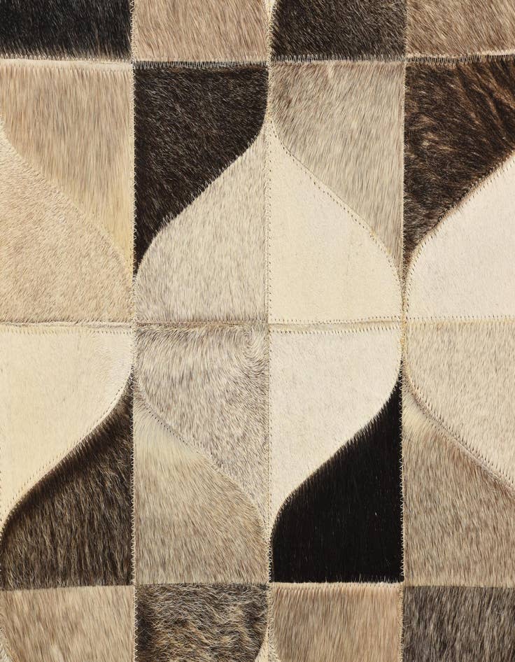 Detail image of  5' 2 x 7' 10 Cowhide Rug