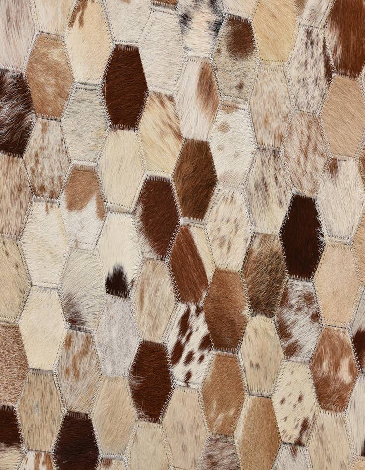 Detail image of  5' 1 x 8' Cowhide Rug
