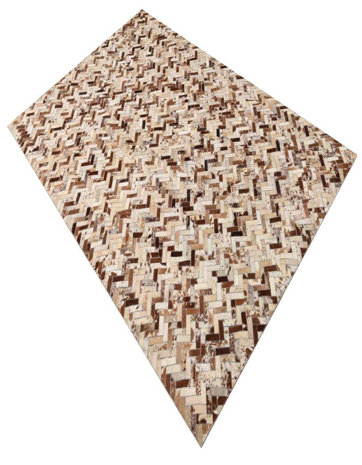 Detail image of  5' 2 x 7' 10 Cowhide Rug