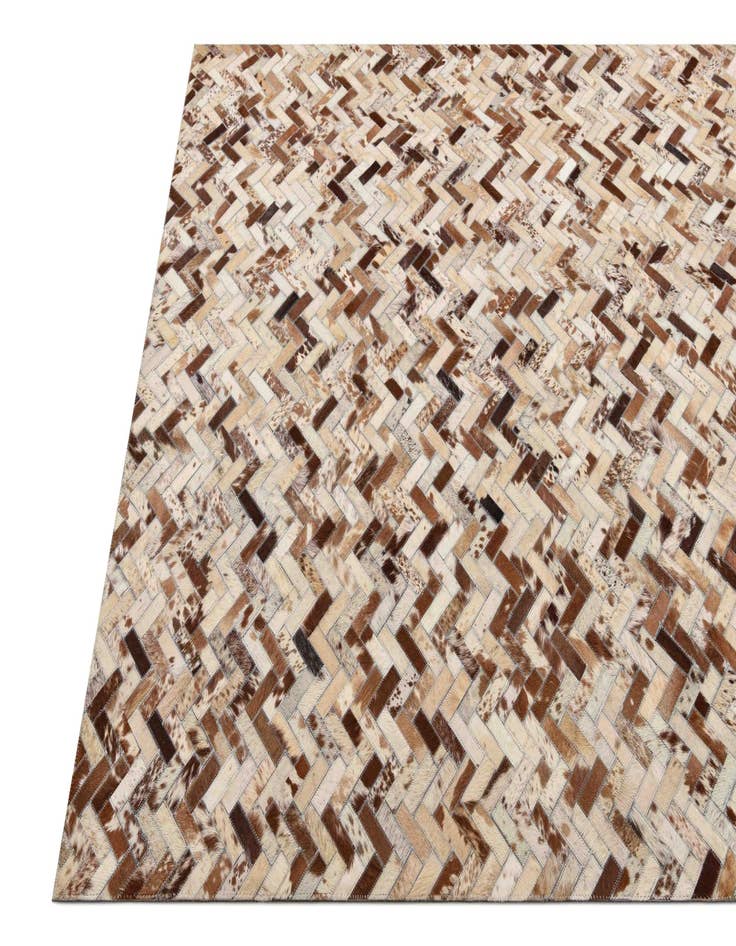 Detail image of  5' 2 x 7' 10 Cowhide Rug