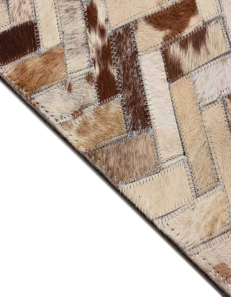 Detail image of  5' 2 x 7' 10 Cowhide Rug