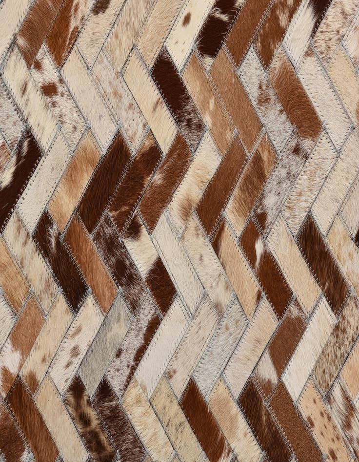Detail image of  5' 2 x 7' 10 Cowhide Rug