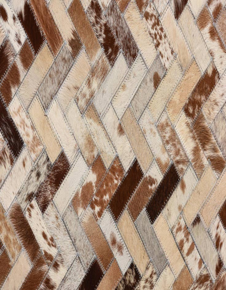 Detail image of  5' 2 x 7' 10 Cowhide Rug