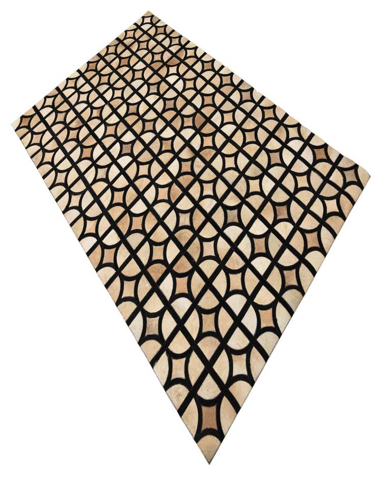Detail image of  5' 1 x 7' 10 Cowhide Rug