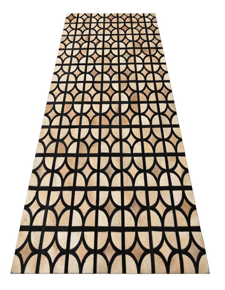 Detail image of  5' 1 x 7' 10 Cowhide Rug