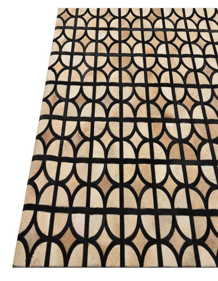 Detail image of  5' 1 x 7' 10 Cowhide Rug