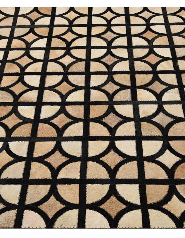 Detail image of  5' 1 x 7' 10 Cowhide Rug