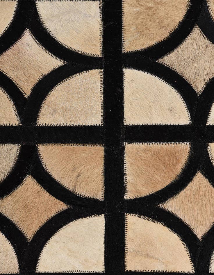 Detail image of  5' 1 x 7' 10 Cowhide Rug