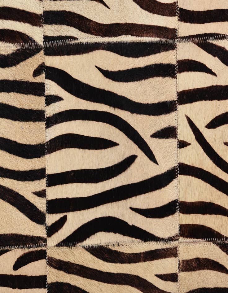 Detail image of  5' 6 x 7' 9 Cowhide Rug