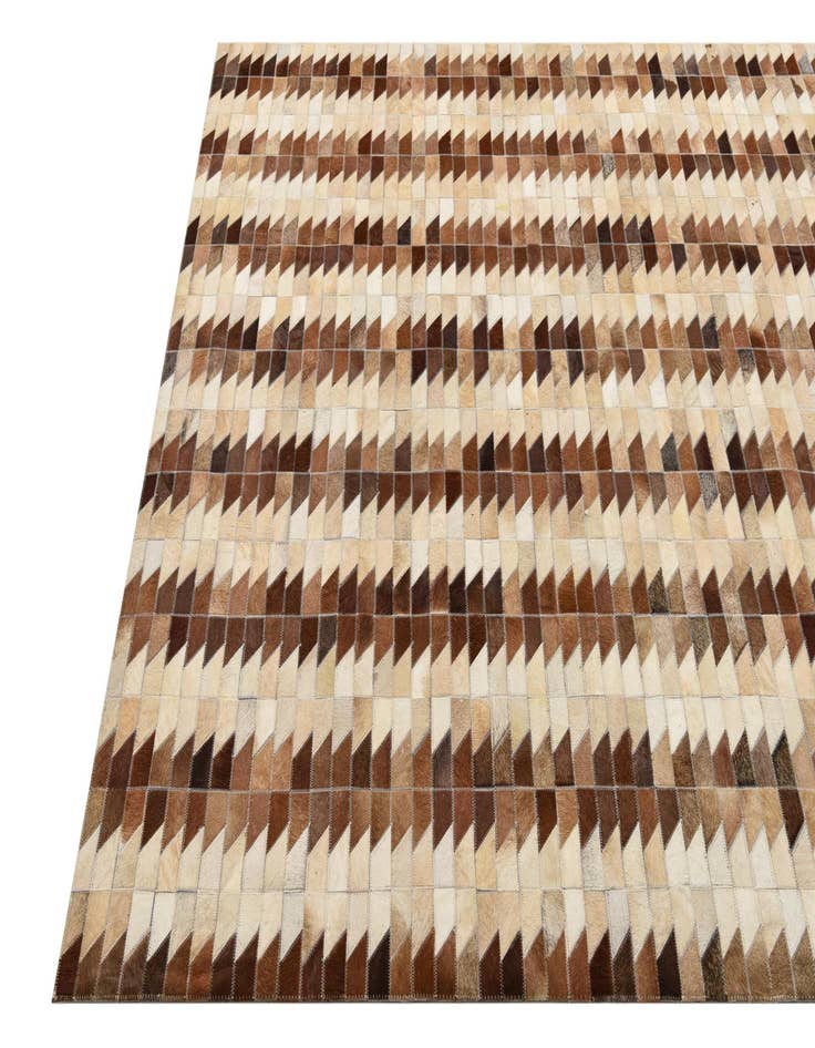 Detail image of  5' 4 x 7' 6 Cowhide Rug