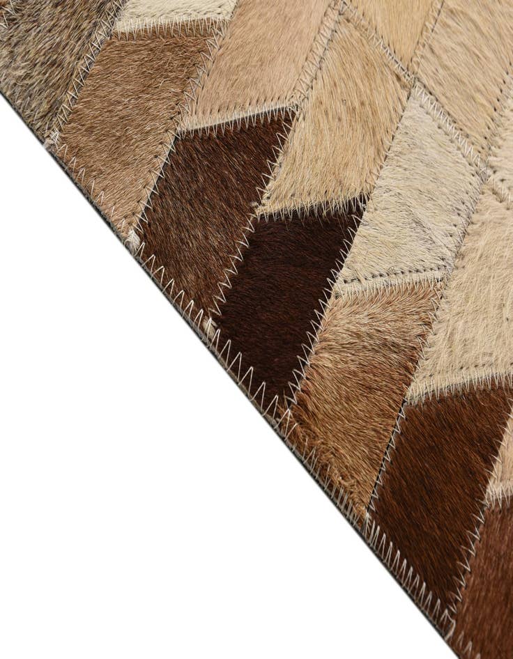 Detail image of  5' 4 x 7' 6 Cowhide Rug