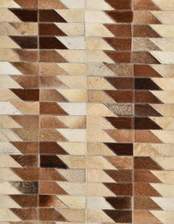 Detail image of  5' 4 x 7' 6 Cowhide Rug