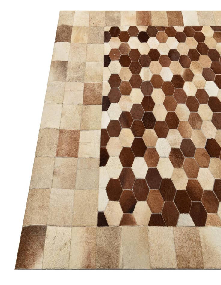 Detail image of  5' x 7' 10 Cowhide Rug