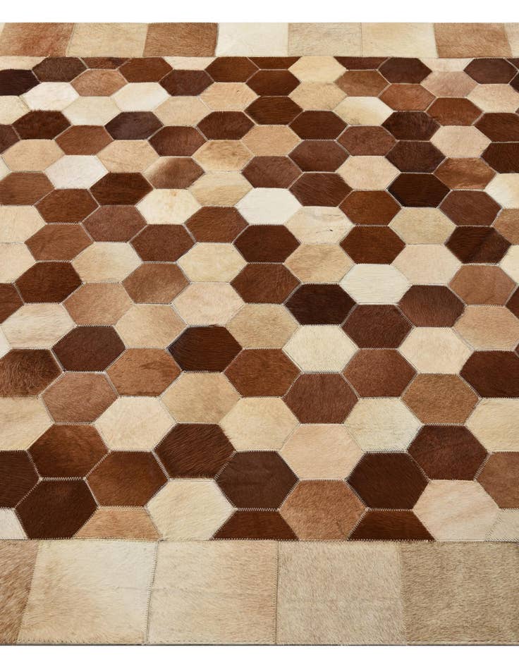 Detail image of  5' x 7' 10 Cowhide Rug