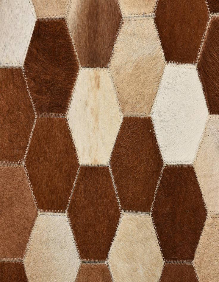 Detail image of  5' x 7' 10 Cowhide Rug