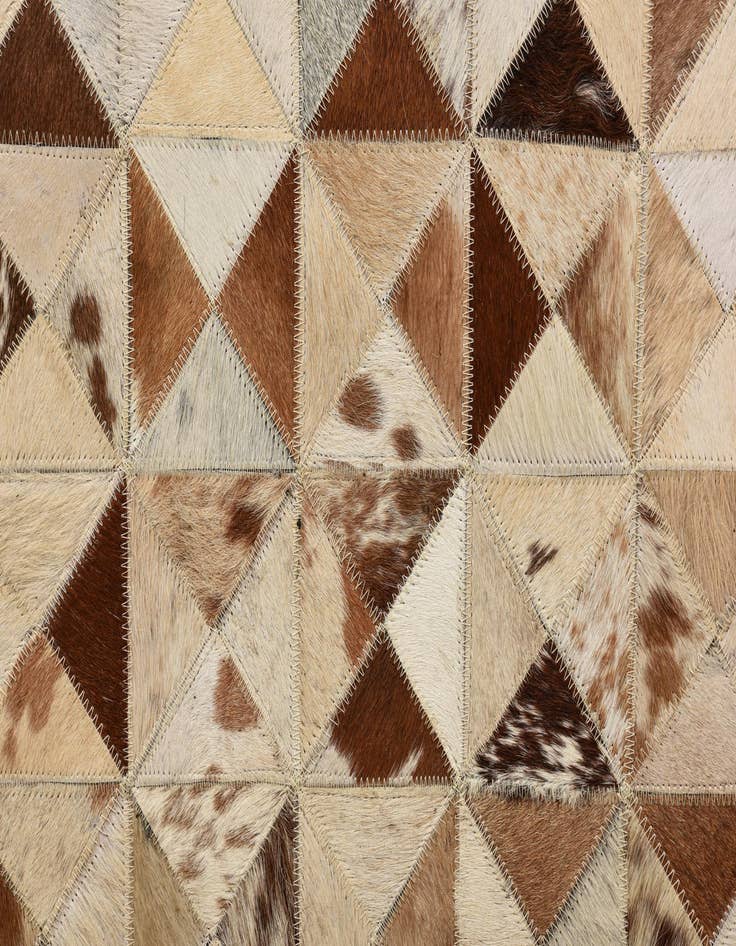 Detail image of  5' 4 x 7' 7 Cowhide Rug