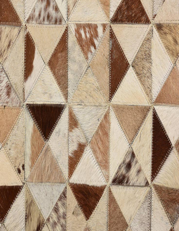 Detail image of  5' 4 x 7' 7 Cowhide Rug