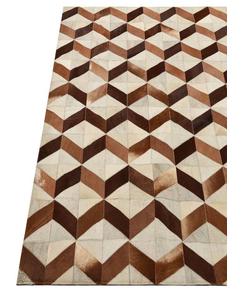 Detail image of  5' 1 x 8' 1 Cowhide Rug