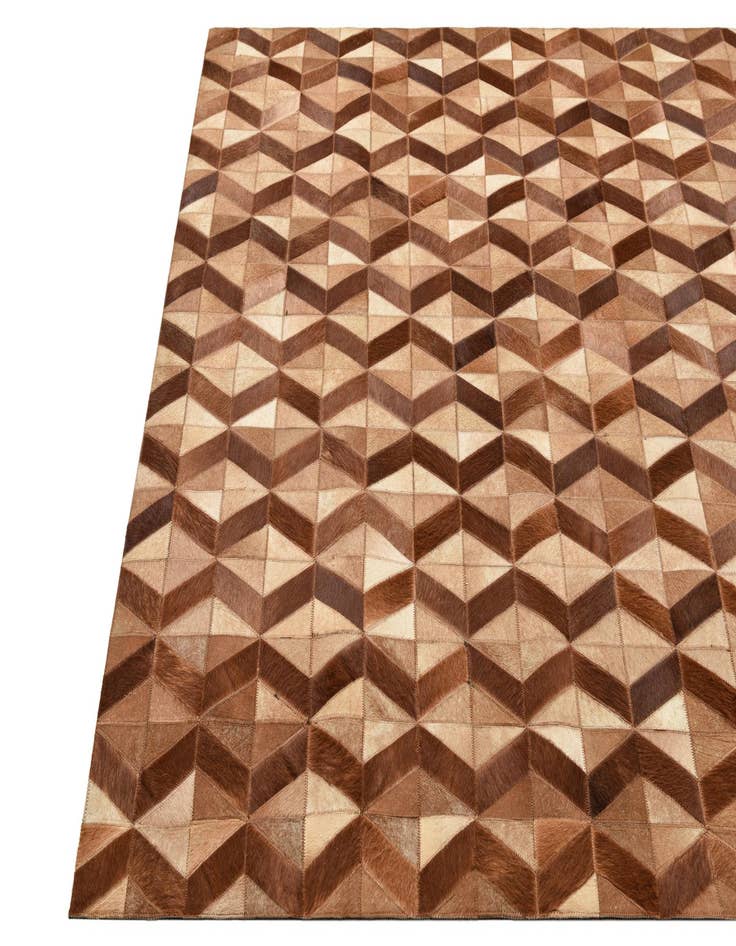 Detail image of  5' 1 x 8' 2 Cowhide Rug