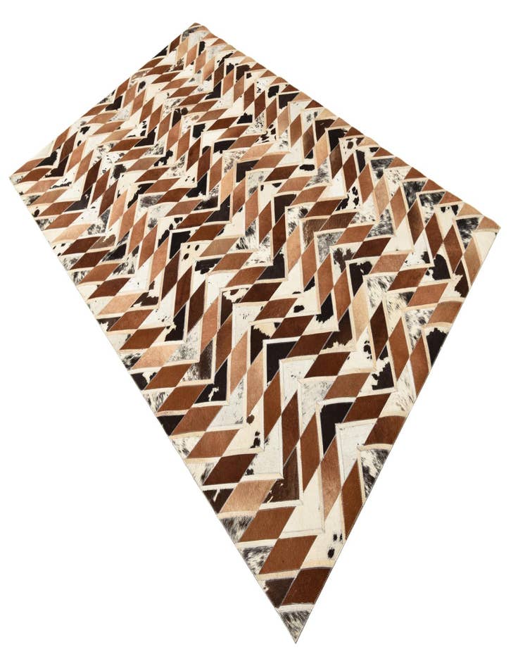 Detail image of  5' 1 x 7' 10 Cowhide Rug