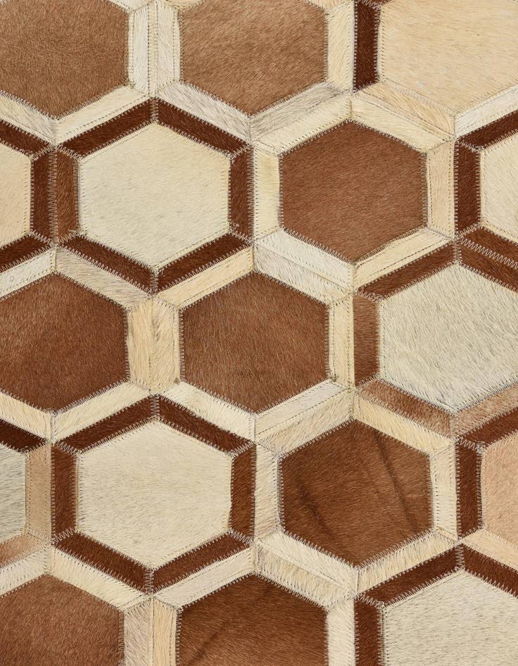 Detail image of  5' 2 x 8' Cowhide Rug