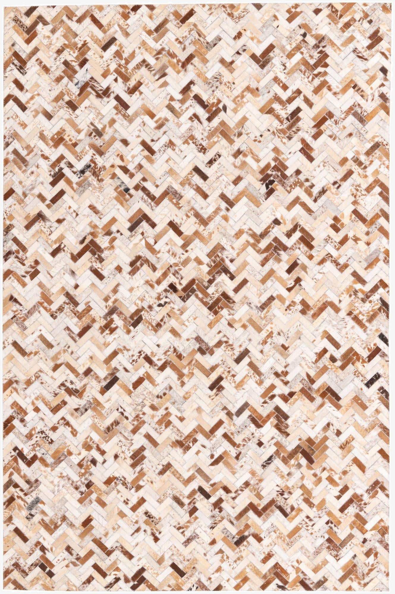  5' 1 x 7' 9 Cowhide Rug