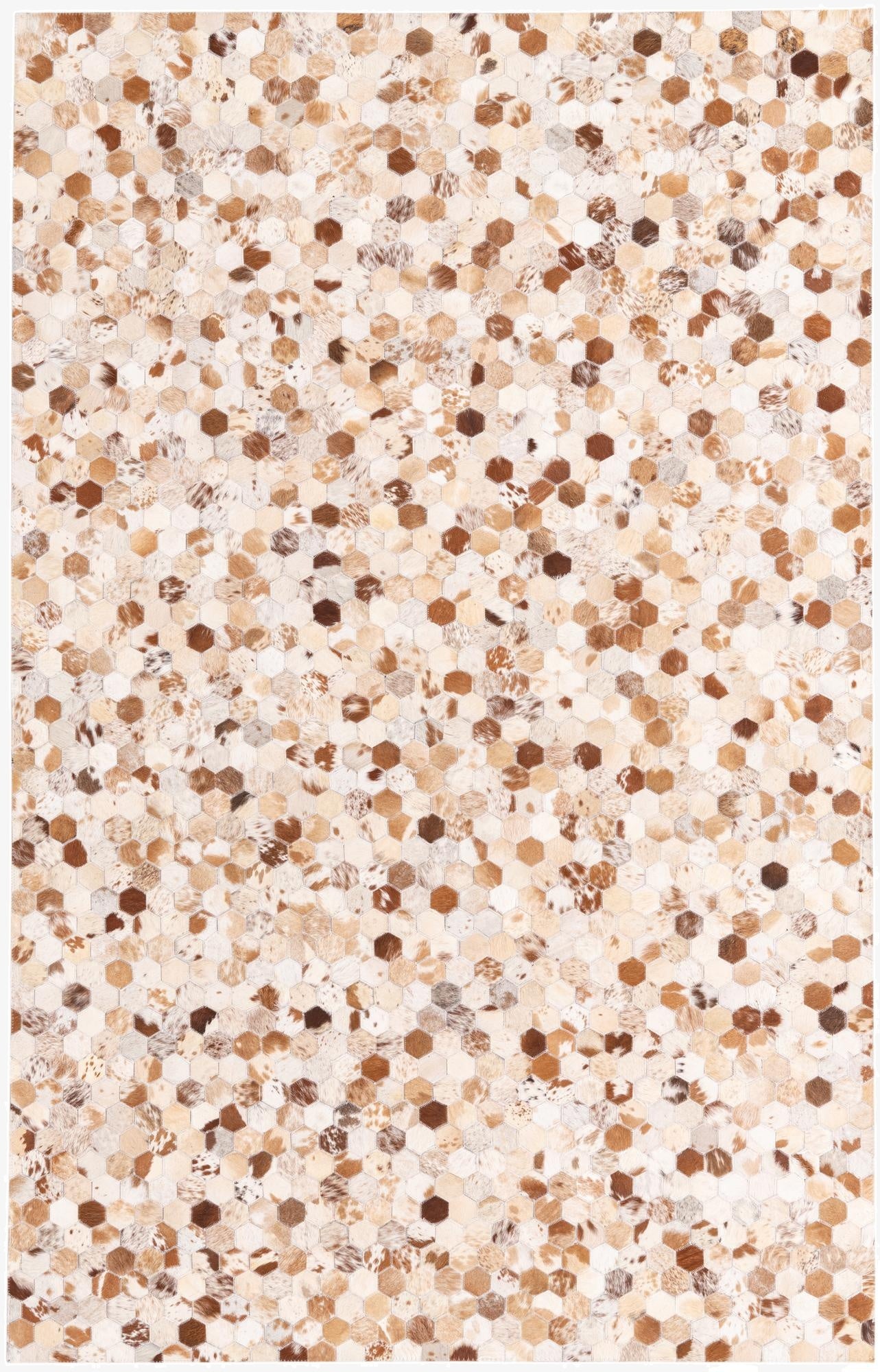  5' 1 x 8' Cowhide Rug