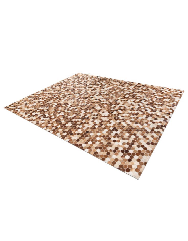 Detail image of  7' 9 x 9' 8 Cowhide Stocks Rug