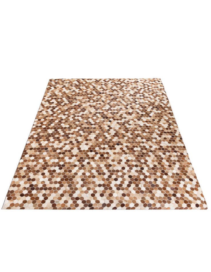 Detail image of  7' 9 x 9' 8 Cowhide Stocks Rug