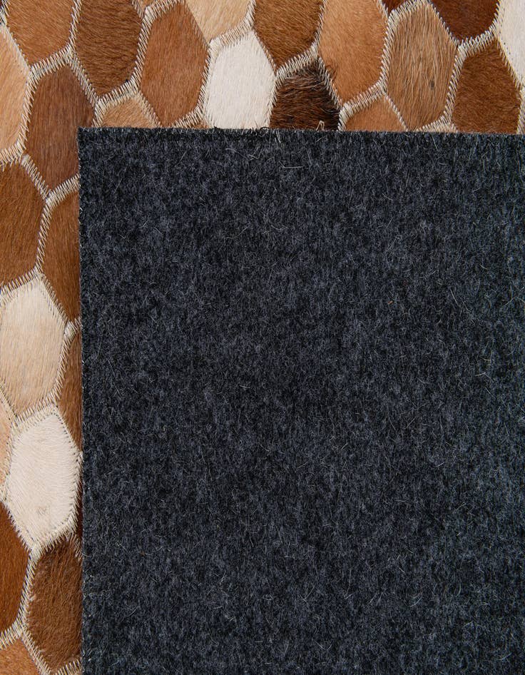 Detail image of  7' 9 x 9' 8 Cowhide Stocks Rug