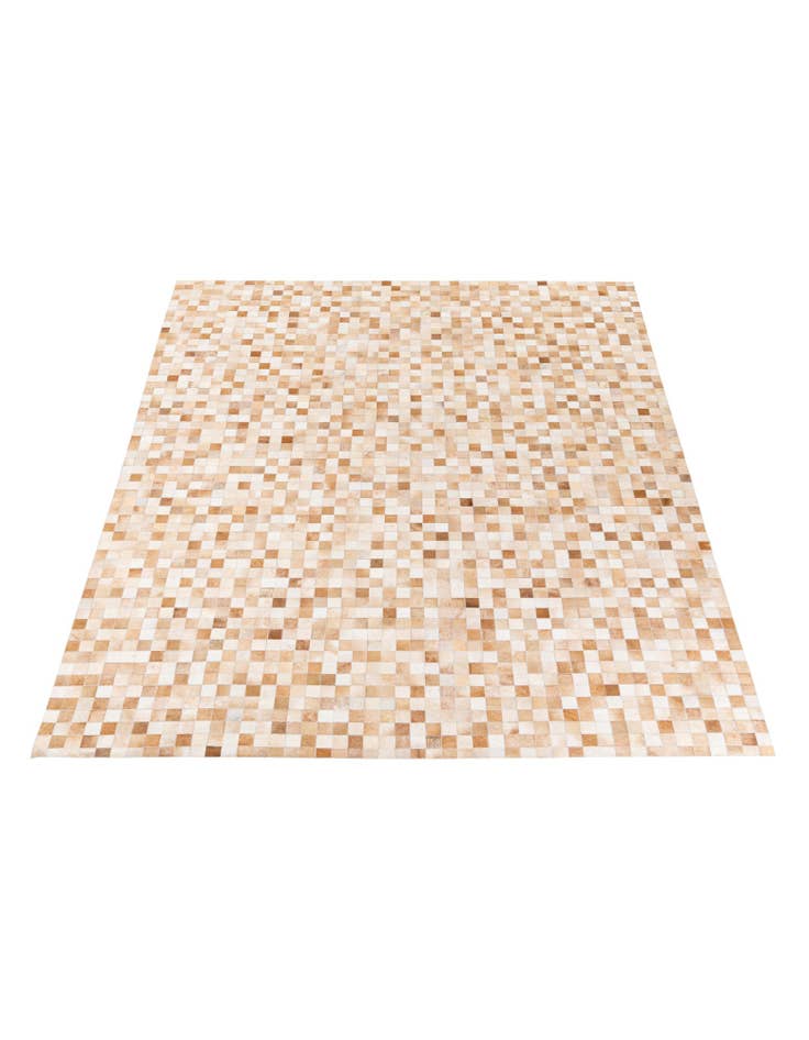 Detail image of  7' 11 x 9' 10 Cowhide Stocks Rug