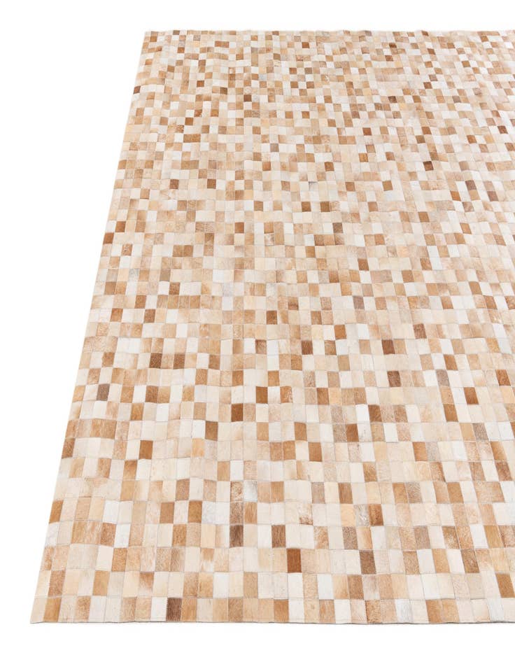 Detail image of  7' 11 x 9' 10 Cowhide Stocks Rug