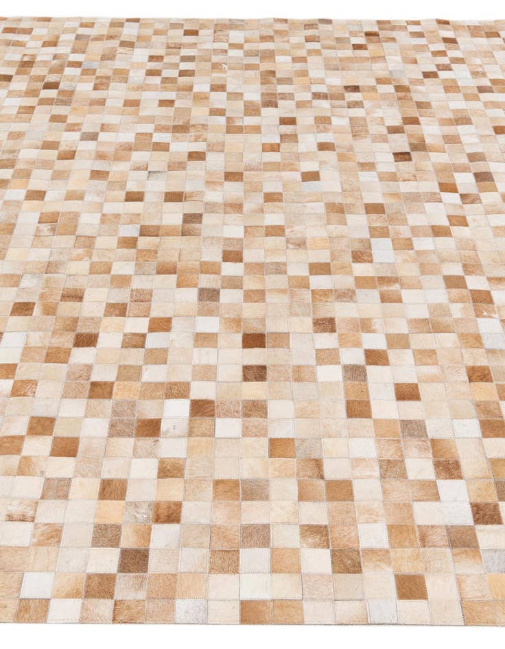 Detail image of  7' 11 x 9' 10 Cowhide Stocks Rug