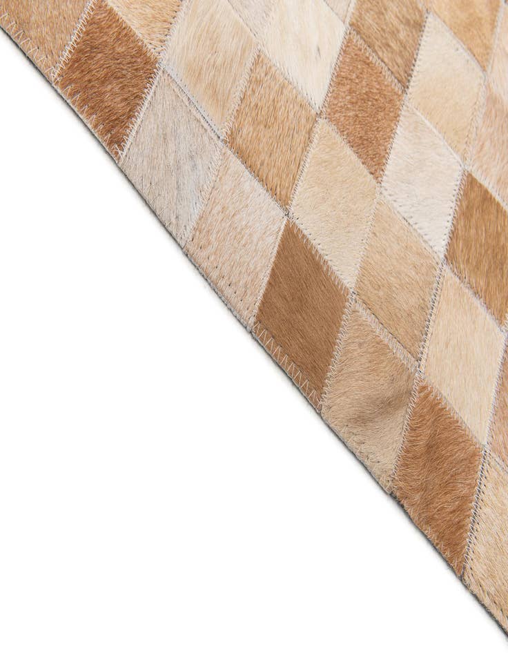 Detail image of  7' 11 x 9' 10 Cowhide Stocks Rug